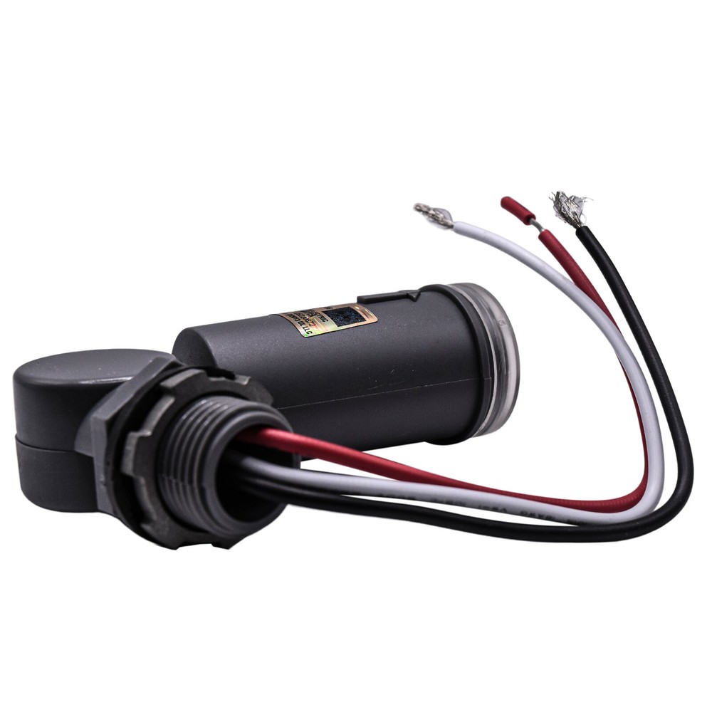 2-Pack Photocell Light Sensor Swivel Mount Dusk Dawn Hardwired Switch Control