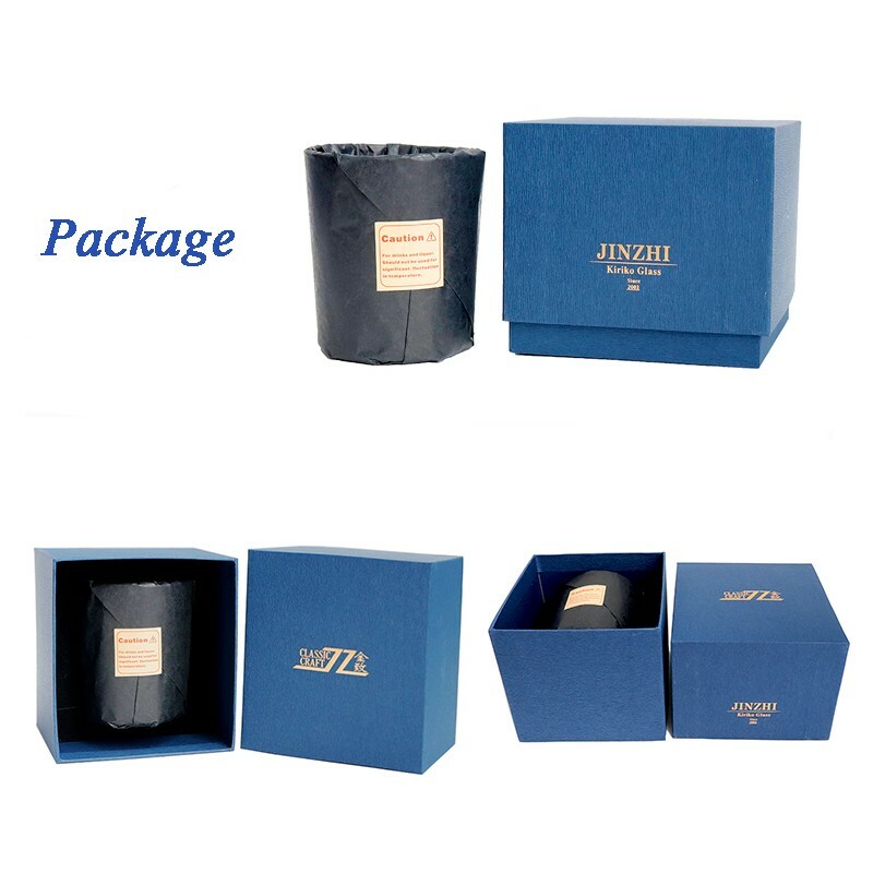 Hand blown hand cut whiskey glasses color overlay glass gifts amber black 9 Ozs