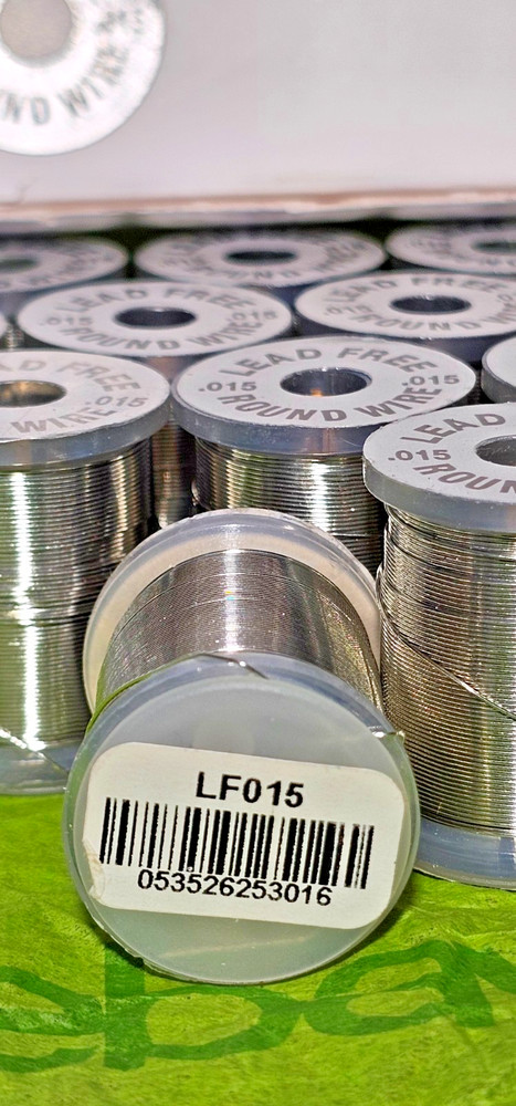 Hareline 12 Lead-Free Round Wire .015