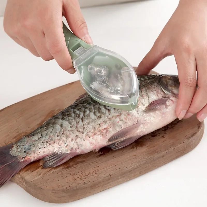 Fish Skin Brush Fast Remove Scale Scraper Planer Tool Knife Accessories Tools