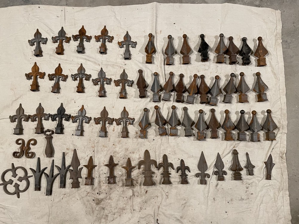 Cast Iron Finials for 3/4" square bars