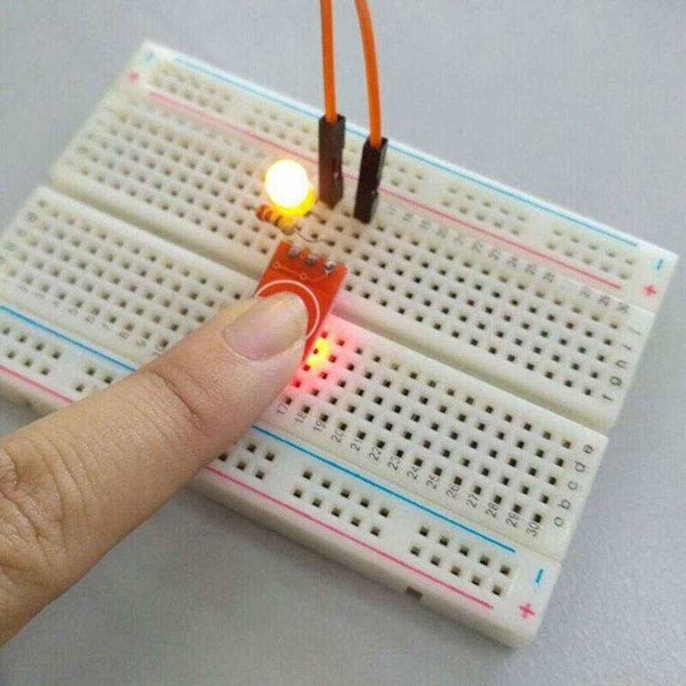 50pcs Ttp223 Touch Button Modular Self-Locking Micro Capacitive Single