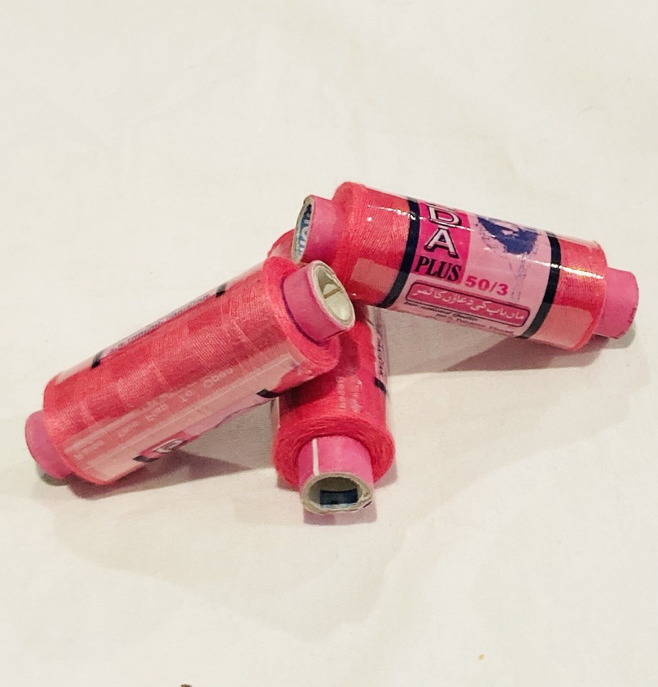 20 piece Rose Pink Color Polyester Sewing Thread  200 Yard Each Spool