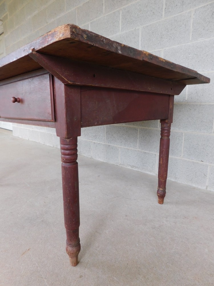 Antique 19th Century Tavern Work Dining Table