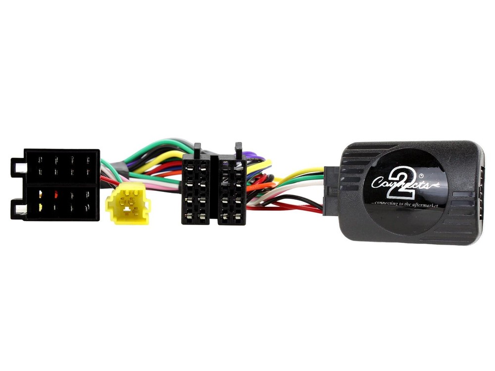 Connects2 Steering Wheel Base Interface for Renault ISO/Mini ISO OEM Unit No Display
