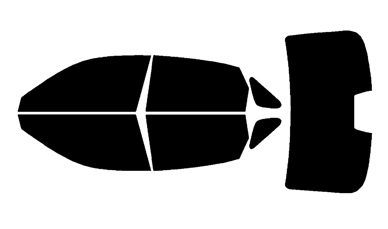 Computerized Custom PreCut 2Ply Window Tint Film Kit For ALL Honda Civic Sedan