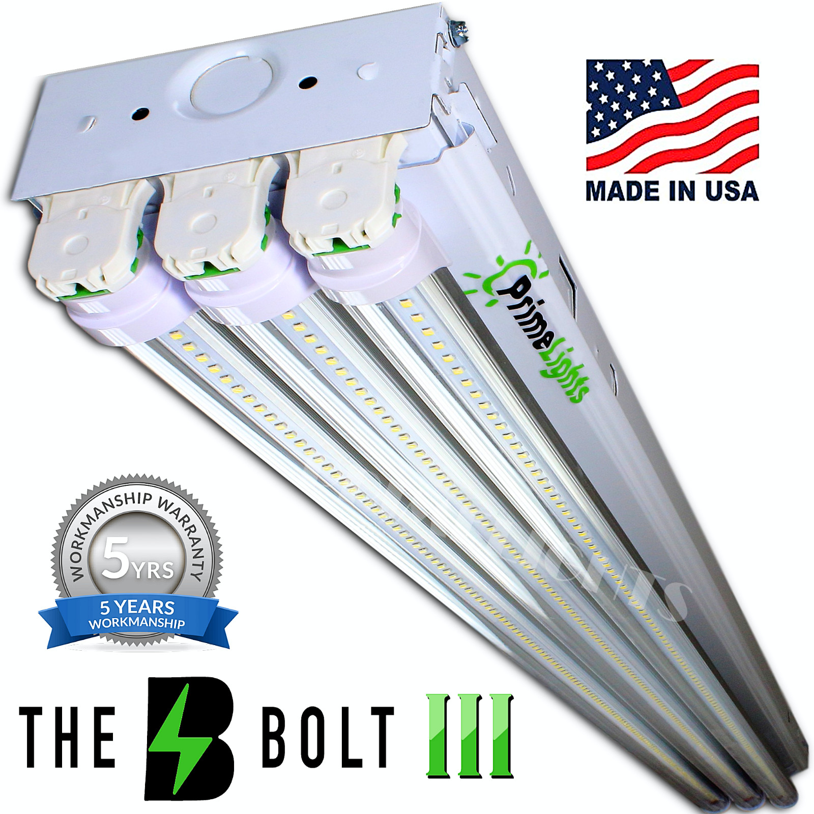 4FT Shop Light Utility LED 66W Ceiling Light Fixture 5000K Daylight USA MADE!