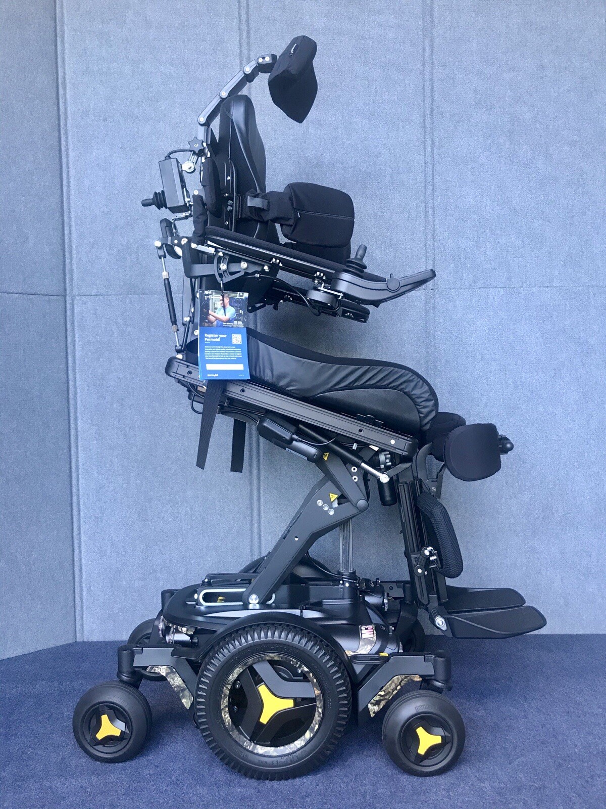 NEW: 2 PERMOBIL AGGRESSIVE SOLID CASTER TIRES for F3, F5, M5 210x65 (2.50-3).