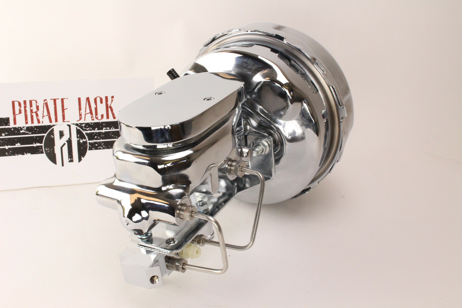 1968-76 Corvette Chrome 9" Dual Power Brake Unit for Disc Disc