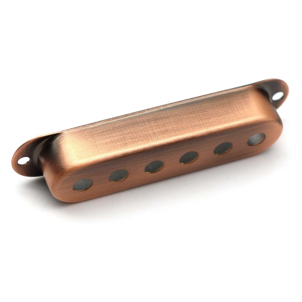 Electric Guitar SSS Pickup Cover,Knobs,Switch Tip Set Red Copper For FD ST SQ