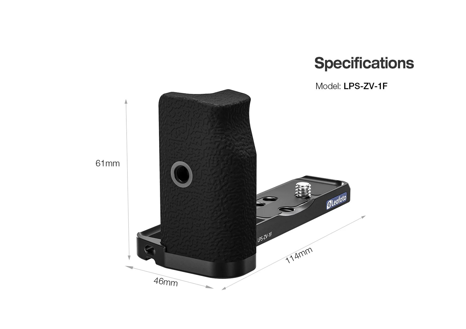 Leofoto LPS-ZV-1F L Plate for Sony ZV-1F Camera | Arca Compatible