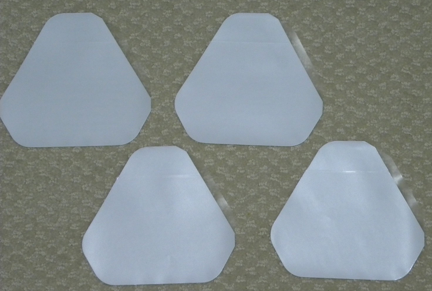 Lot of 4 SIGNAL RELIEF Reusable Adhesive **Adhesive ONLY No Patch** NEW