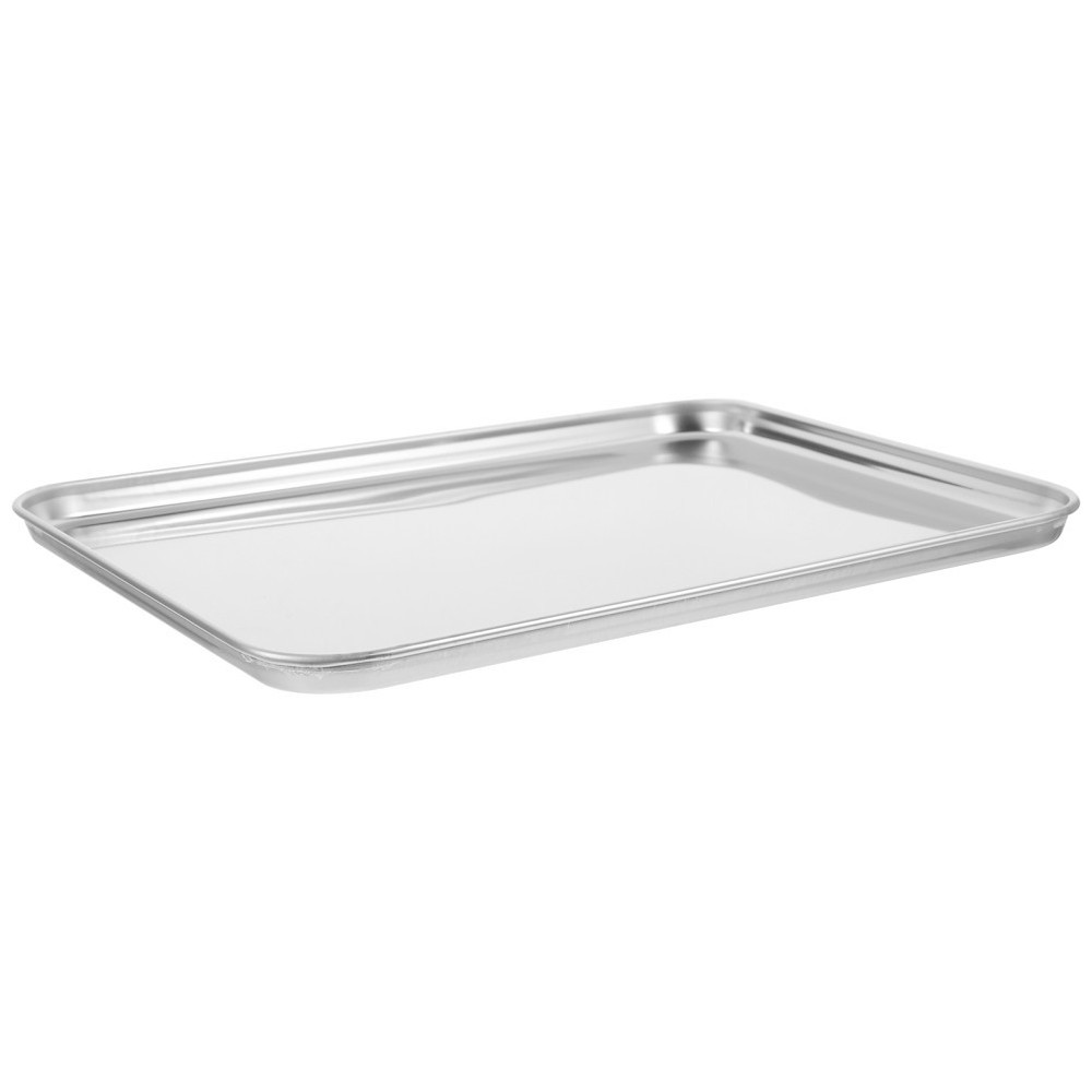 1Pc Large Stainless Steel Baking Tray Rectangular Baking Tray for Restaurant UK