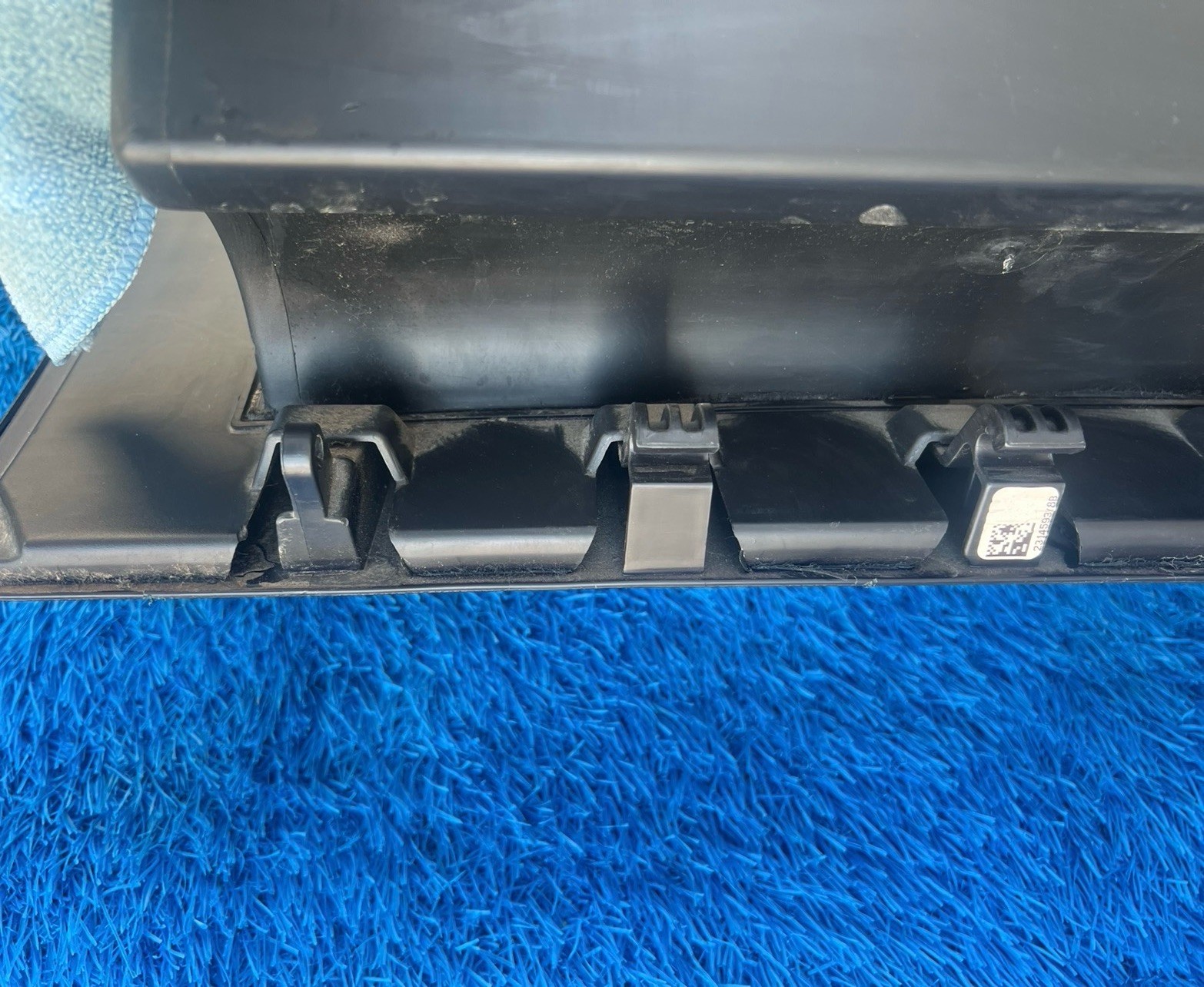 2011-2019 Ford Explorer Black Glove Box Dash Storage Silver OEM BB53-78060T10