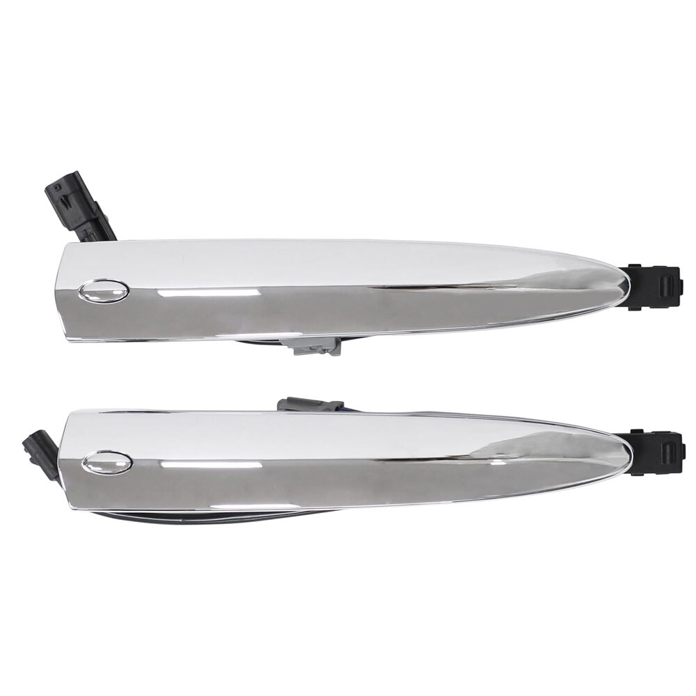 2X Front LH&RH Outside Door Handle Chrome For 2013-2018 Nissan Sentra S SL SR SV