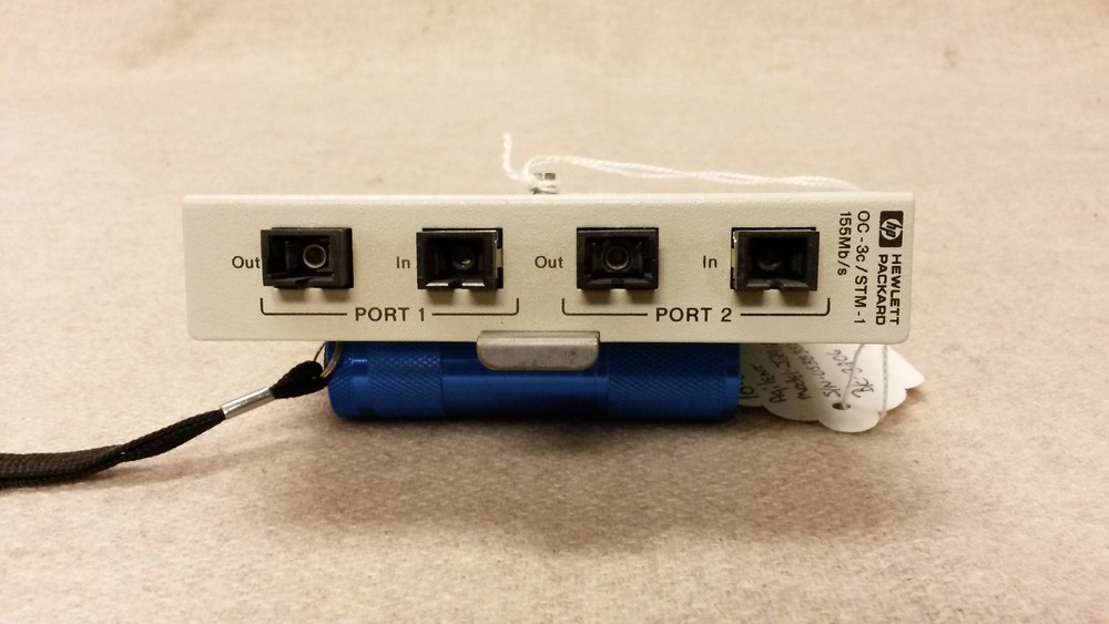 AGILENT HP KEYSIGHT J2912B Advisor OC-3/STM-1 Plug-in Module