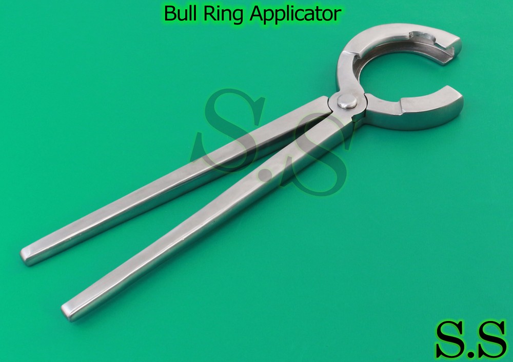 Bull Ring Applicator 33 cm Veterinary Instruments