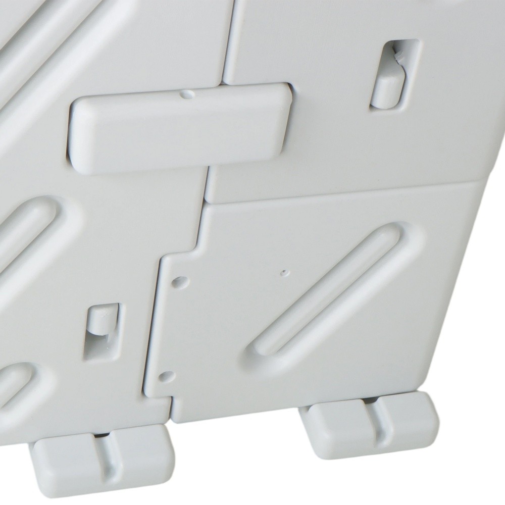 White Swimming Pool Ladder Heavy-Duty 4 Step Above Ground w/ Handrails Plastic