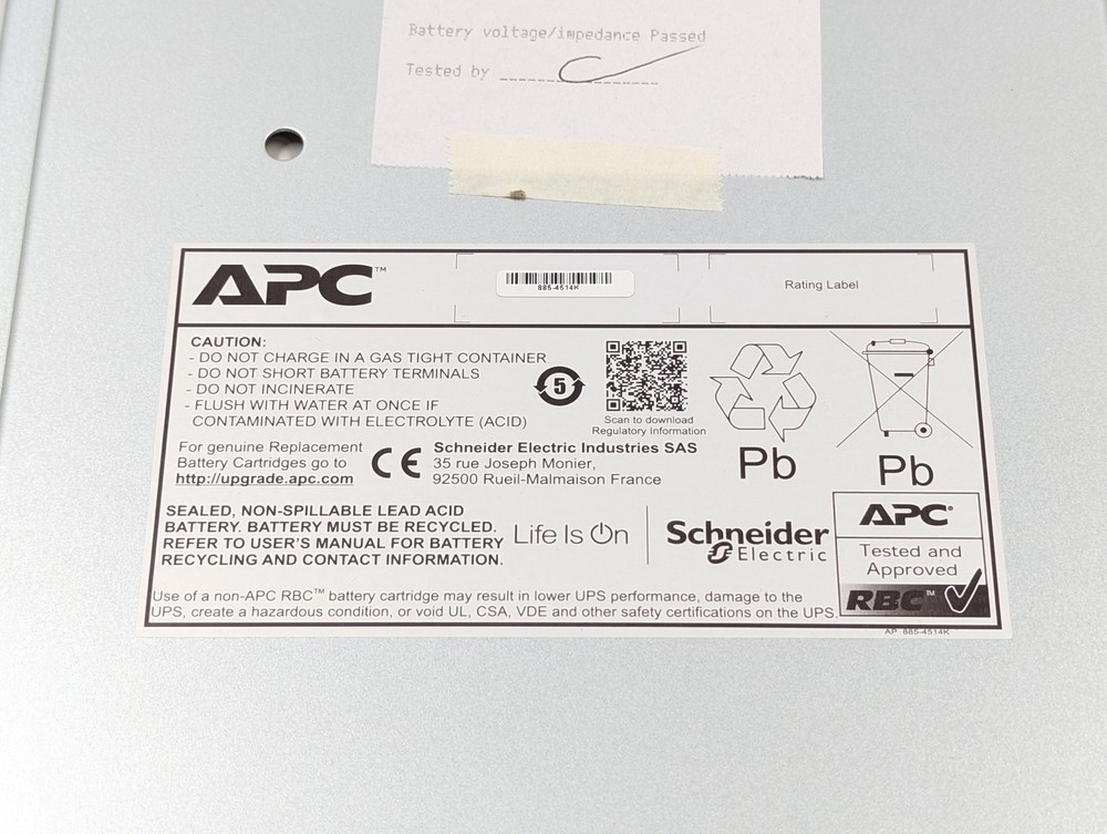 APC Replacement Battery Cartridge for Smart-UPS Line Interactive (APCRBC117)
