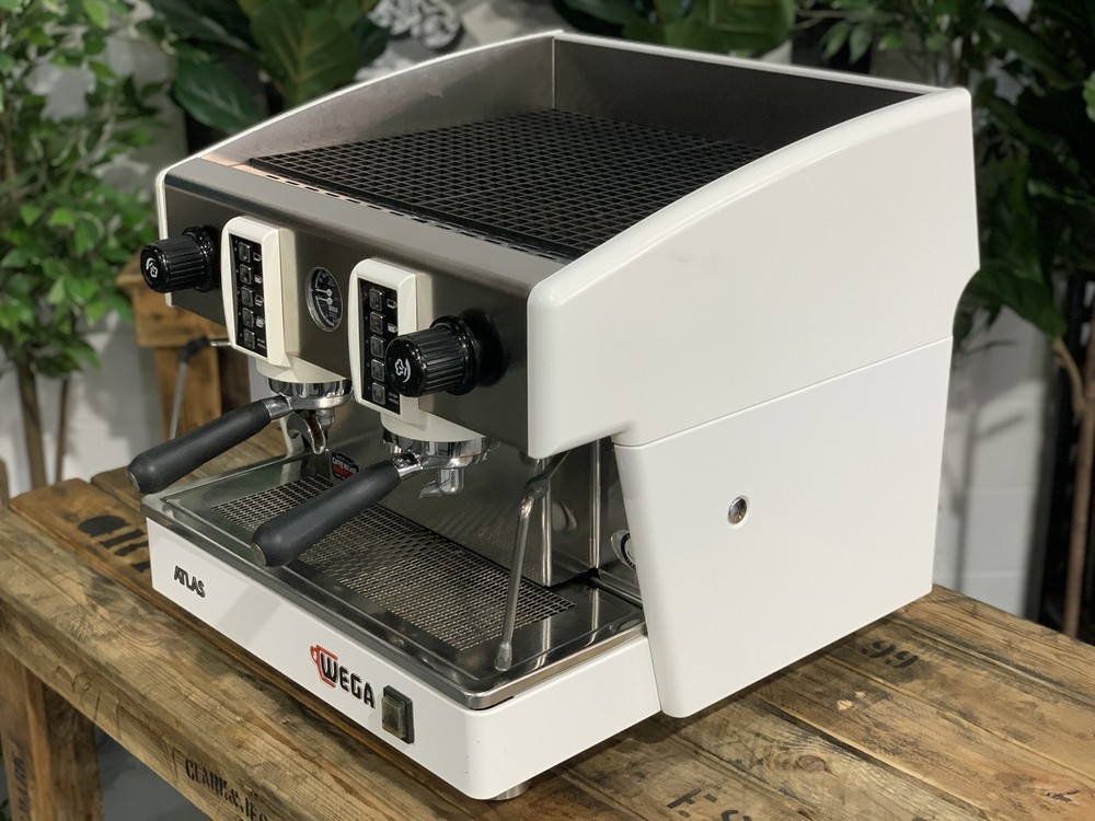 WEGA ATLAS COMPACT EVD 2 GROUP WHITE ESPRESSO COFFEE MACHINE