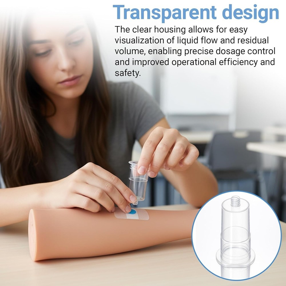 Replace Transparent Connector Multi Sample For Needle Accessories Fit 50/100PCS