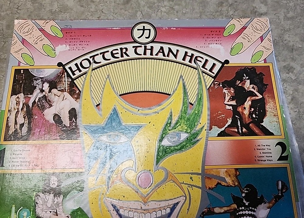 PETER CRISS Signed Hotter Than Hell KISS Casablanca Records Vinyl