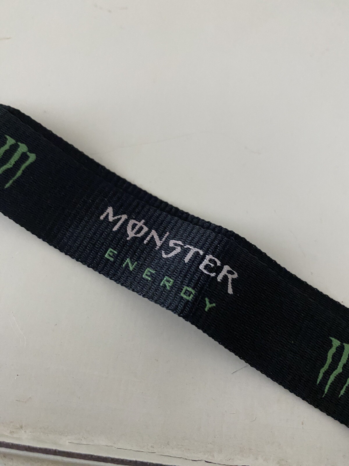 Monster Energy Drink Black Lanyard Keychain New Official Sealed Stocking Stuffer