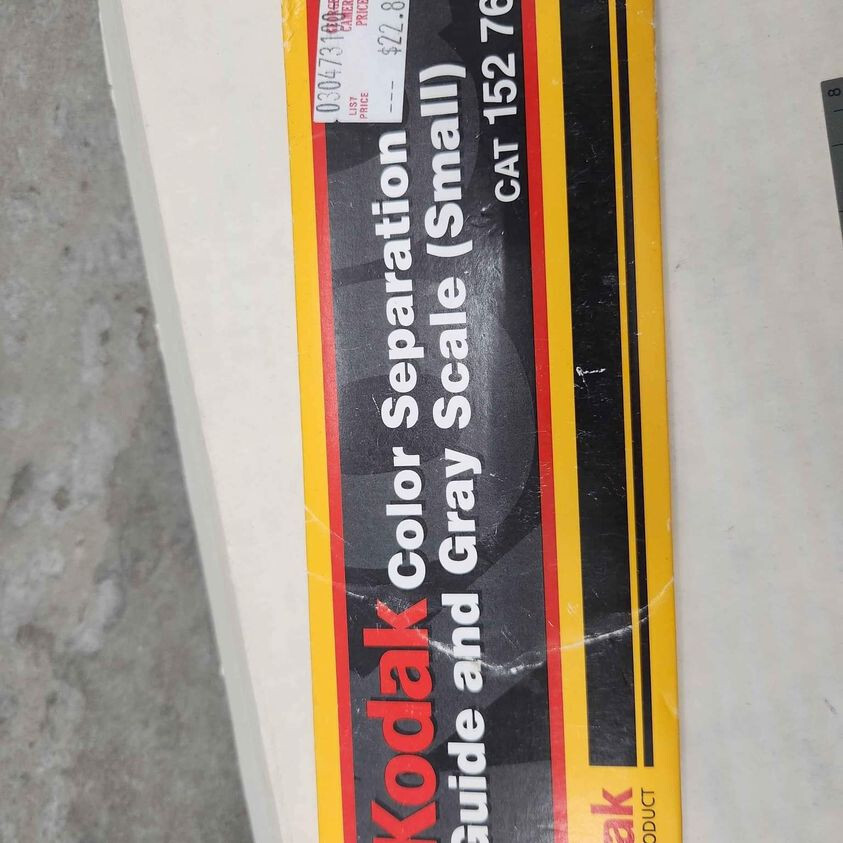 Kodak B/W Darkroom Data Guide, Cropping tool, n Color Separation Guide/Grayscale