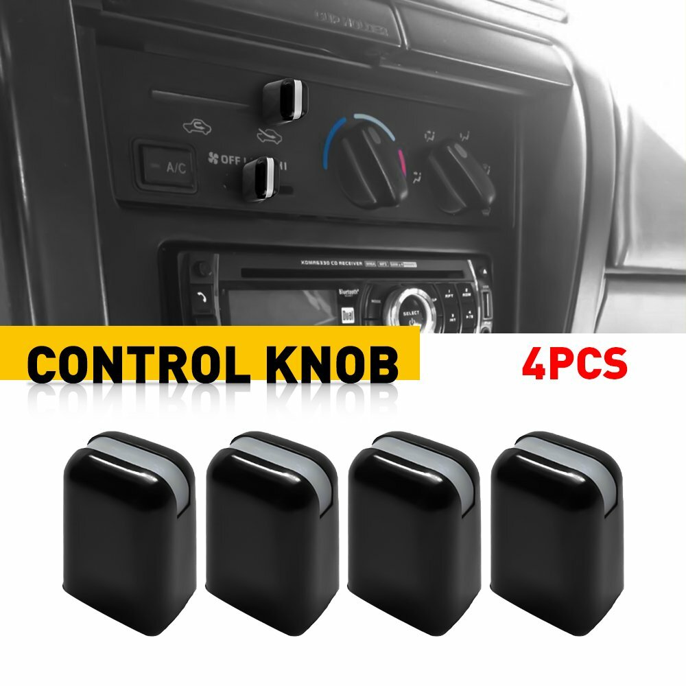 4 For 1984-2002 TOYOTA 4RUNNER CONTROL KNOBS AIR CONDITIONER REPLACE ACCESSORIES