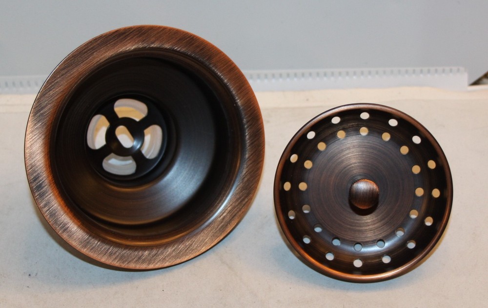 new  Strainer Drain  in Antique Copper