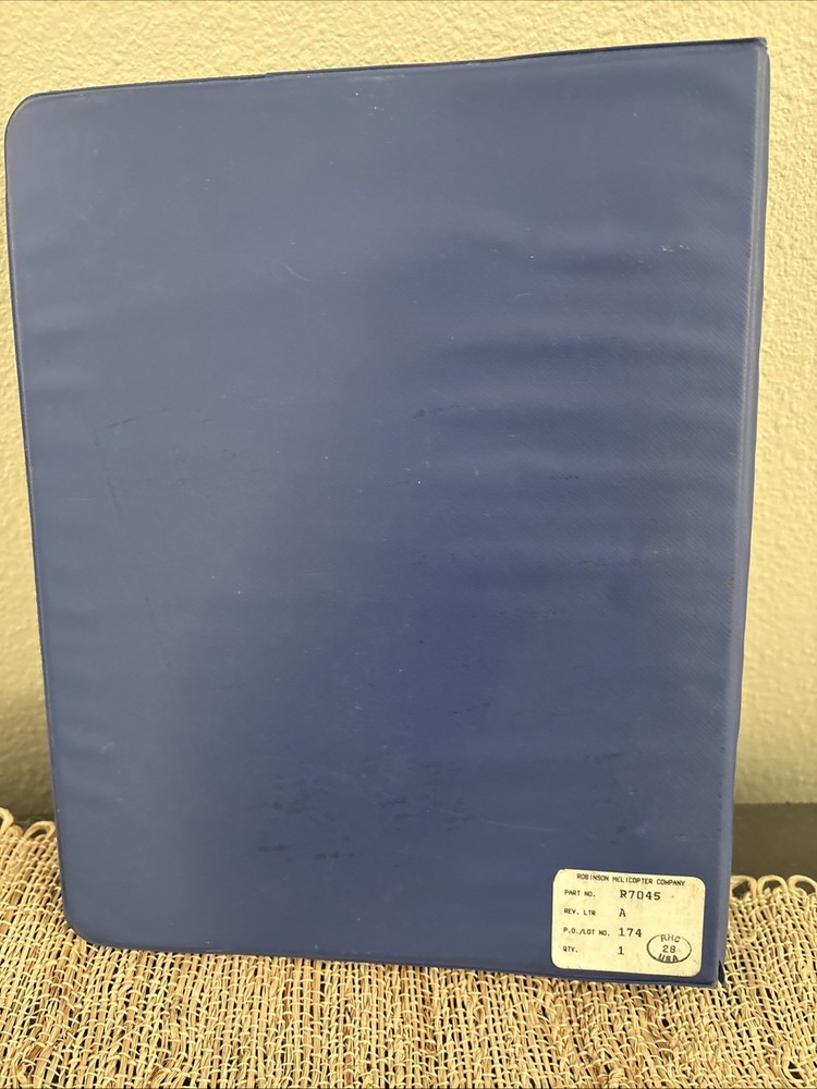 Robinson R22 Pilot's Helicopter Operating Handbook