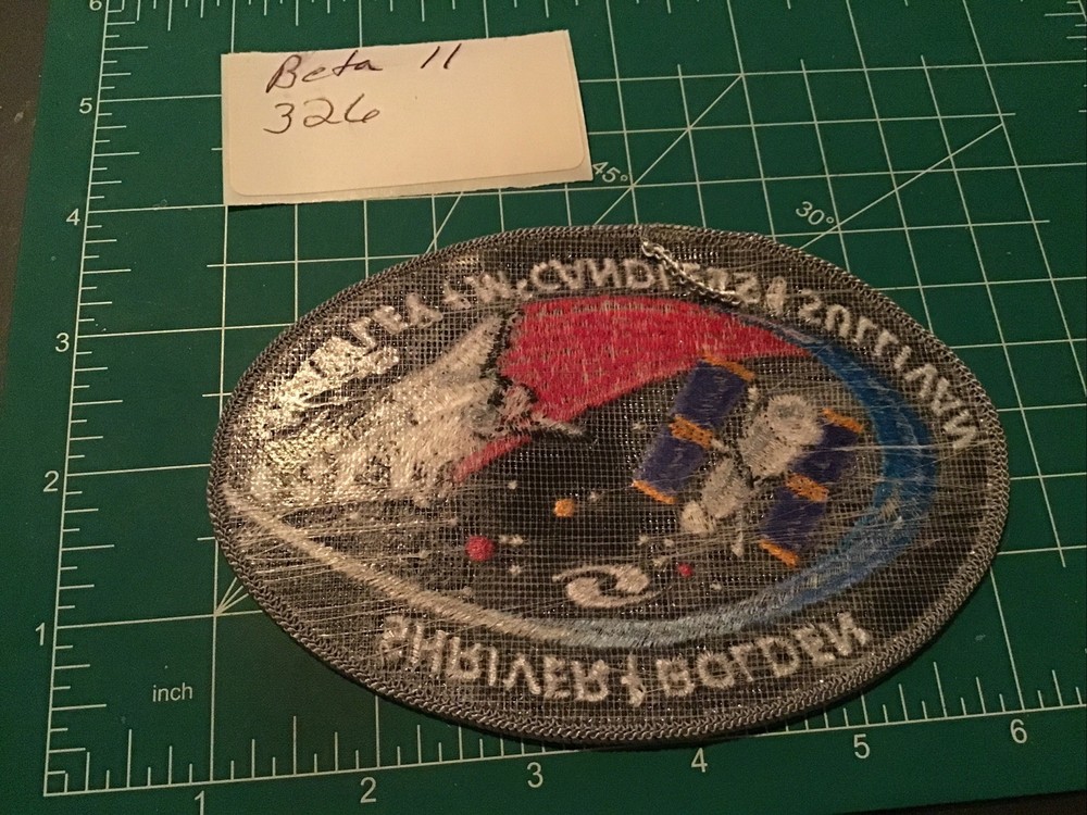 NASA Space Shuttle Hubble shriver bolden Hawley Sullivan mccandless Patch