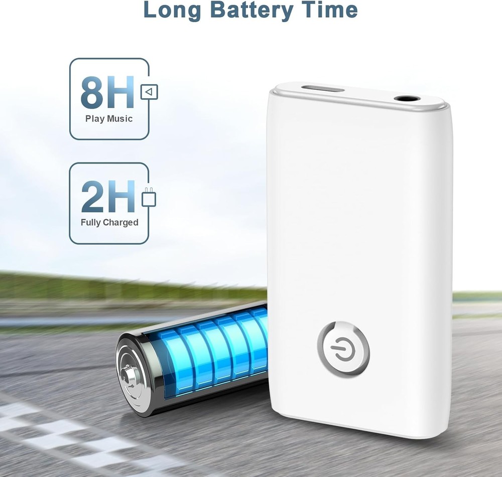 Upgraded Bleutooth 5.3 2-in-1 Transmitter Recevier Wireless AUX Adapter Car