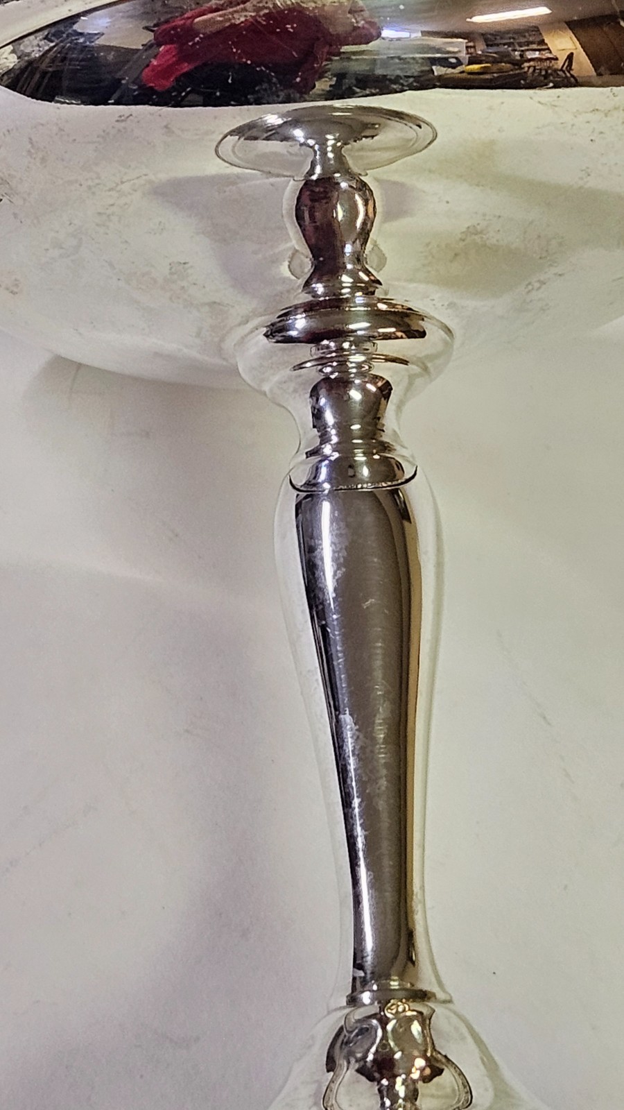 Vintage Gorham Sterling Silver Rose Scroll 1240 Pedestal Compote Candy Dish