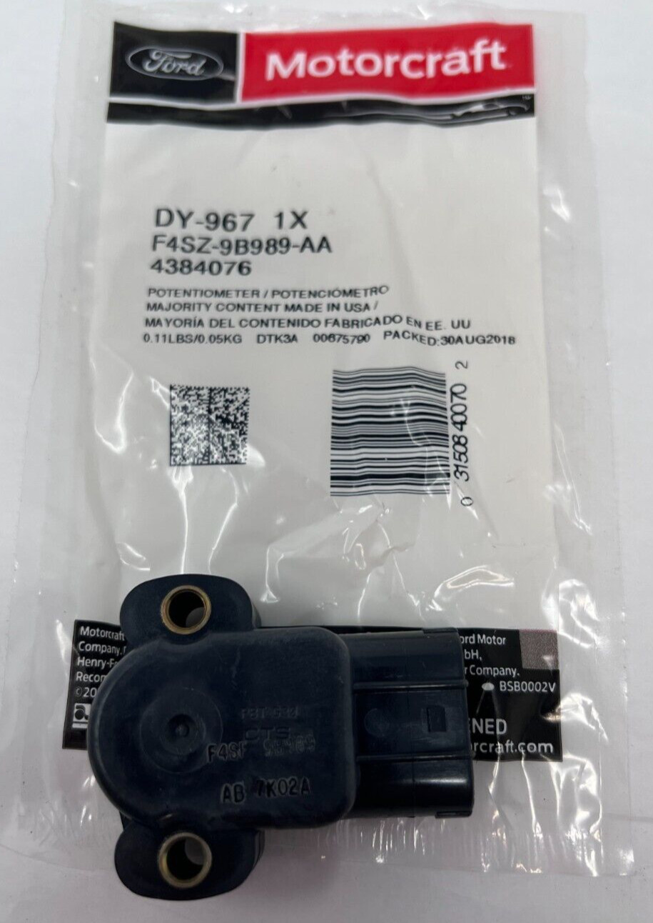 New OEM Motorcraft DY967 F4SZ-9B989-AA Throttle Position Sensor TPS