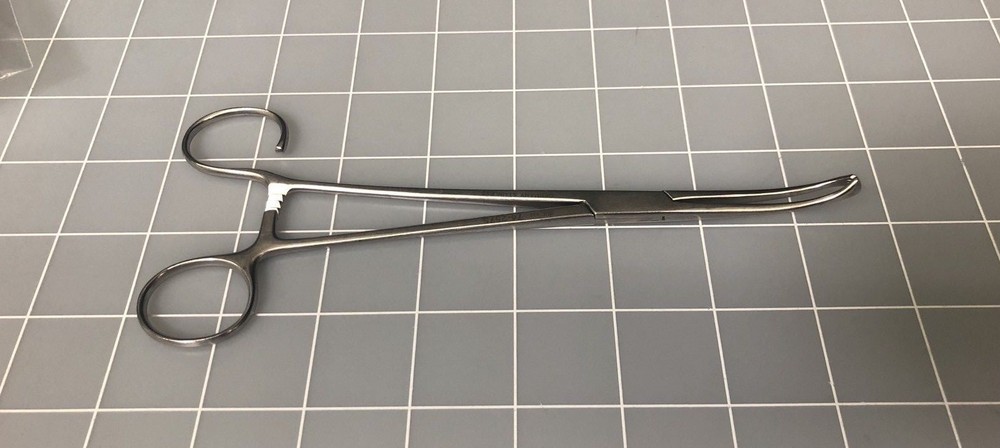 SKLAR 74-2575 White Tonsil Forceps 4x4 Teeth 7.5"