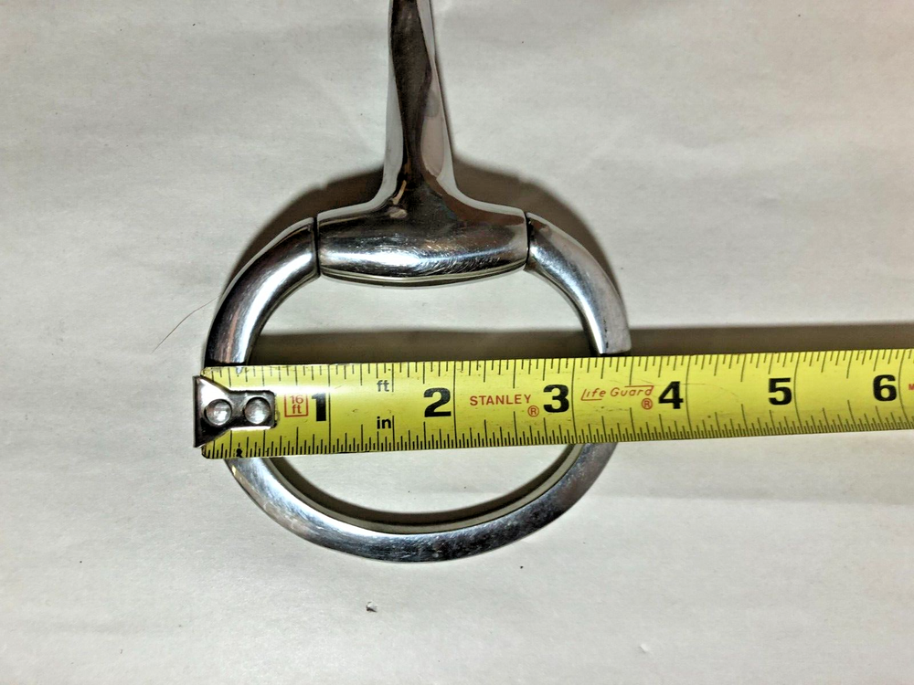 5" BT Crump Slow Twist Eggbutt Snaffle Bit