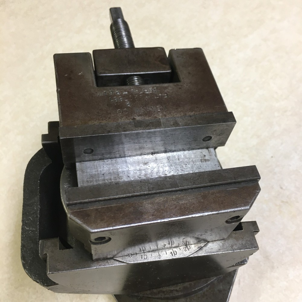 Wesson No. 2 Compound Movement Universal Milling Grinding Angle Vise w/ 3" Jaws