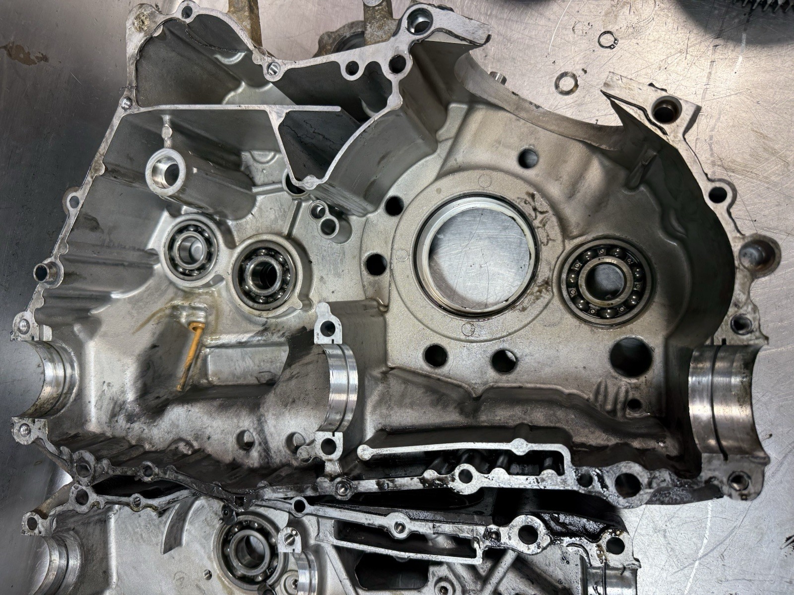 07 Arctic Cat 650 H1 OEM Engine Crankcase Motor Crank Cases Prowler XT 2006-2009