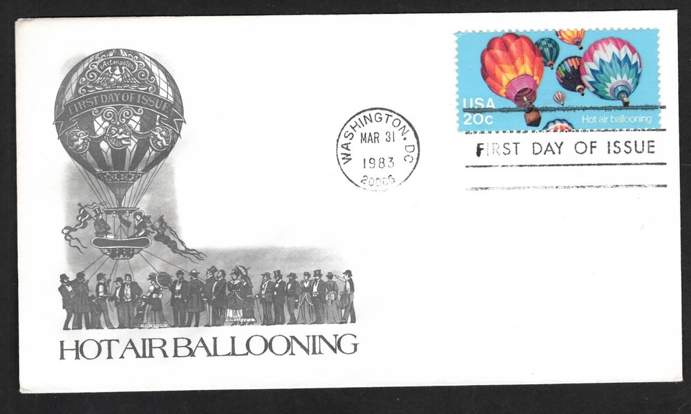 2033 ARTMASTER FDC Balloons Washington DC