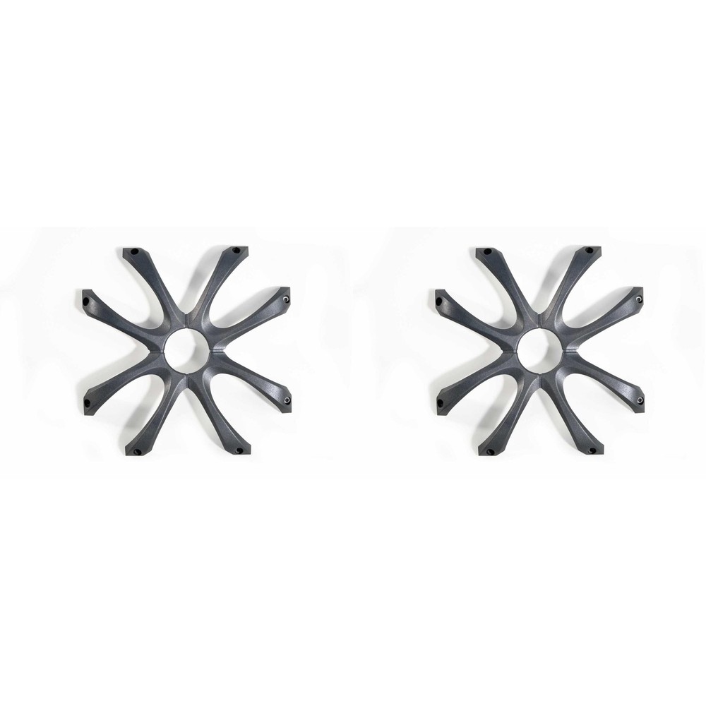 Kicker (2) 08GL78 Square 8 Inch 200mm Cast Grille Bundle