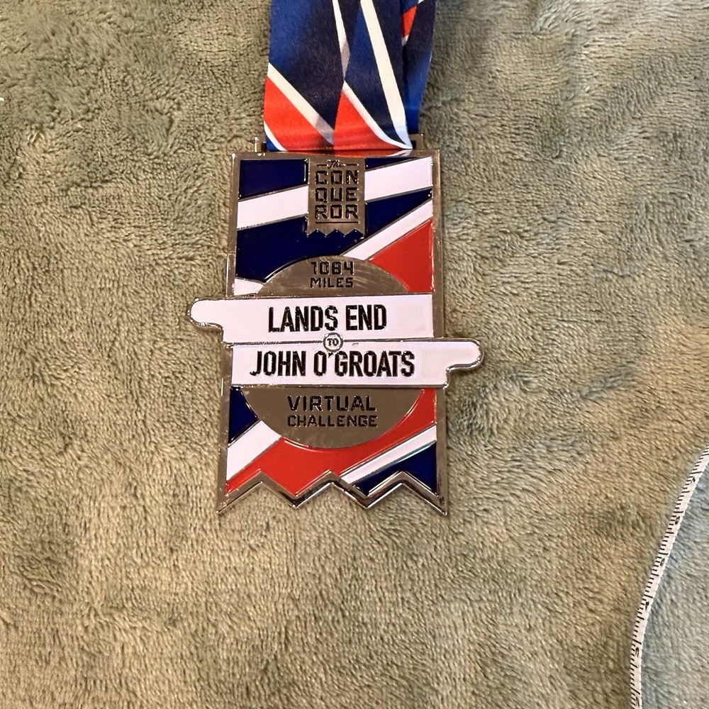 The Conqueror LANDS END Virtual Challenge Running Finisher Medal