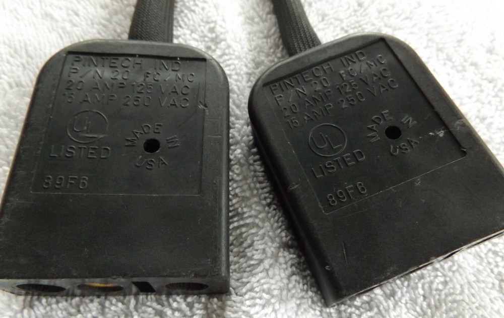 Pintech Stage Pin Grounded Two-fer 18" Cable USA