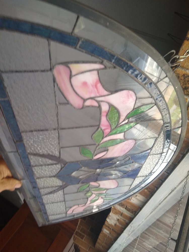 Leaded stained glass window
