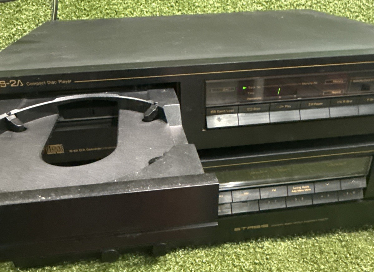 Vintage 80’s Nakamichi Stereo Receiver & CD Player Bundle SR-3A & OMS-2A WORKS!