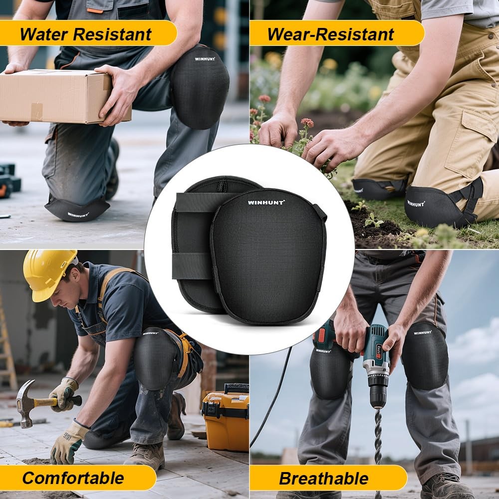 Professional Gel Knee Pads, Work Pads Work for Gardeners, Workers, Sports,