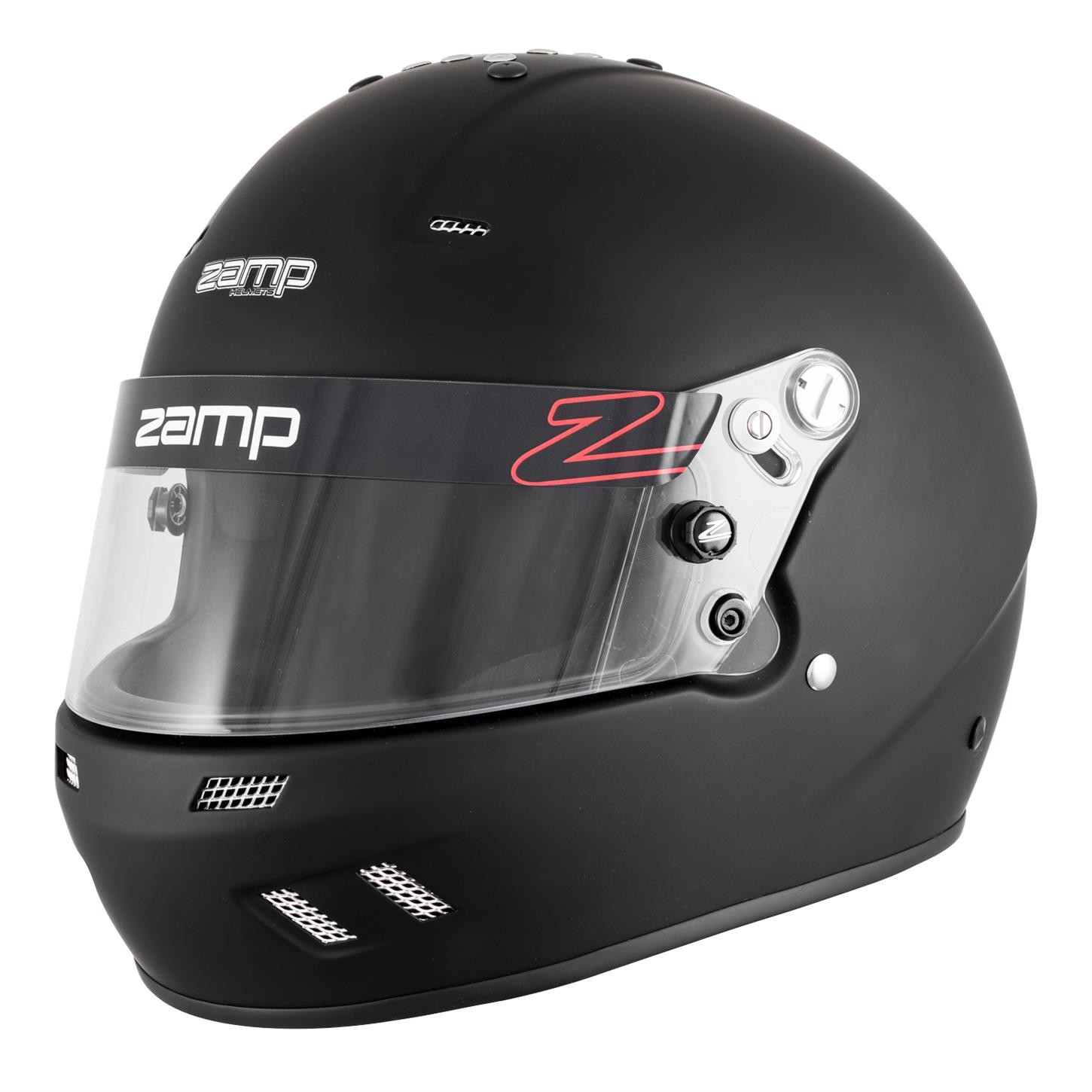 Zamp H78303FL RZ-57V Racing Helmet, SA2025, Matte Black, Large