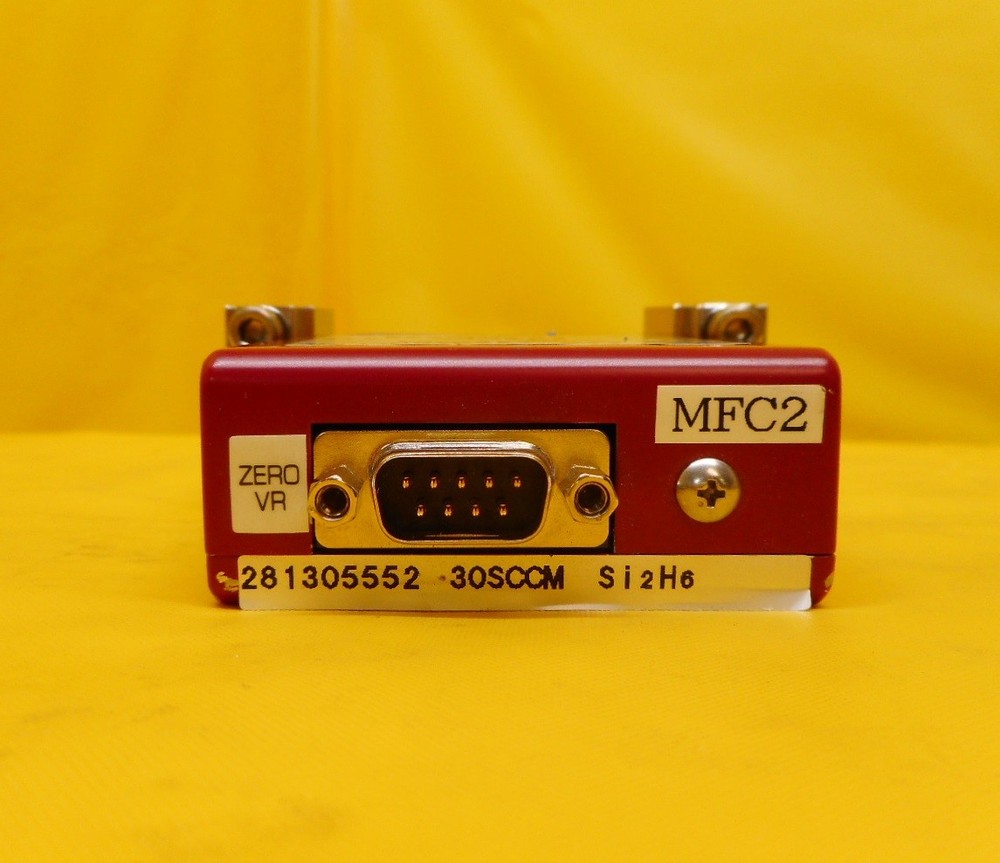 STEC SEC-7330M Mass Flow Controller MFC SEC-7330 30 SCCM Si2H6 Used Working