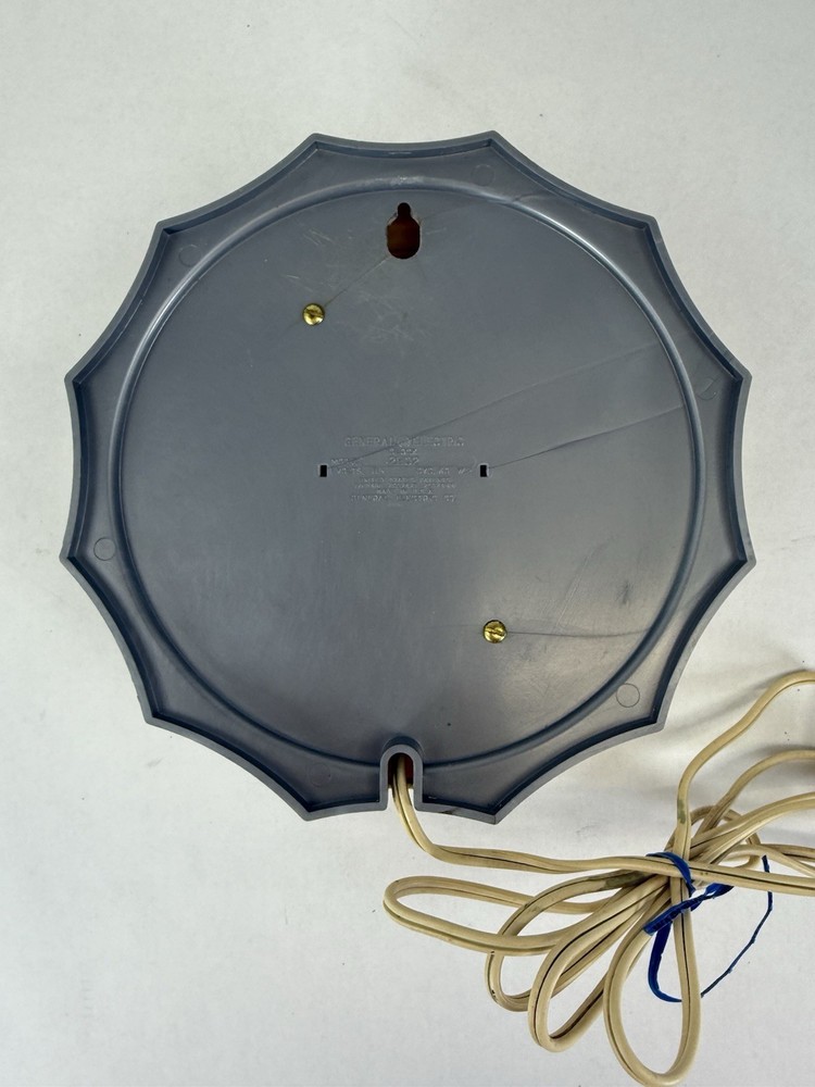 General Electric Telechron Hostess Wall Clock Model 2H02