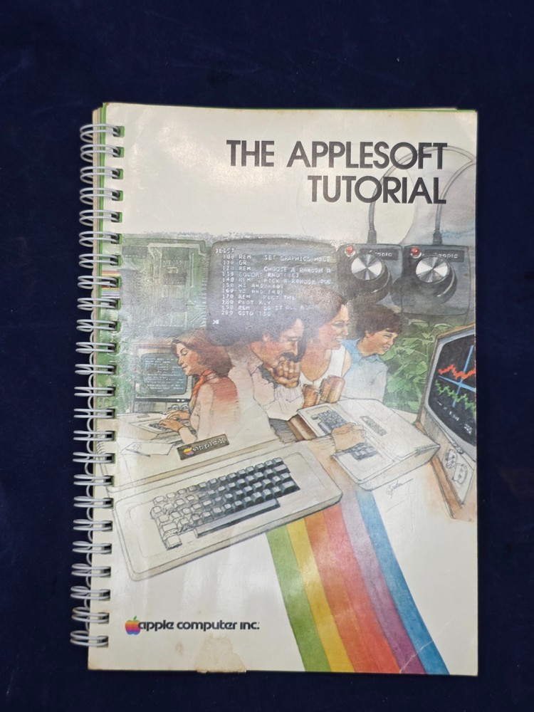Lot of 6 Apple II Manual DOS Applesoft Practical Basic Programming